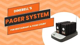 Dinebell's Guest Pager System Demo for Restaurants, and Food Courts