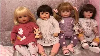 Our four adorable adora dolls