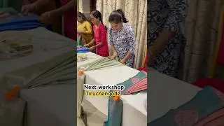Tiruchengode oneday draping workshop MAY24 forBooking 9791594045 #sareedraping #tiruchengode #drape
