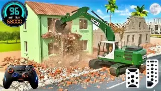 🚧 JCB City Road Perfection 3D 🚨 | Next-Level Satisfying Construction Gameplay 🔥🚜