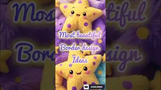 4 easy BORDER DESIGNS/PROJECT WORK DESIGNS/CORNER AND SIDE BORDER DESIGN