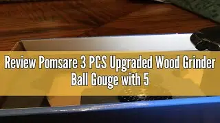 Review Pomsare 3 PCS Upgraded Wood Grinder Ball Gouge with 5/8-11 Thread for 4 1/2 and 5 Inch Angle