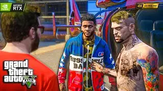 Прохождение GTA 5 Remake 2025, часть 18 | Реальная графика RTX 4K HDR, геймплей 60 кадров в секунду