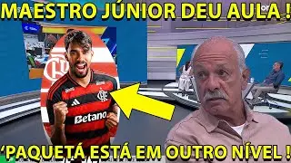 MAESTRO JÚNIOR DEU AULA AO FALAR SOBRE CHEGADA DE PAQUETÁ NO FLAMENGO: PAQUETÁ SOBE O NÍVEL DO FLA !