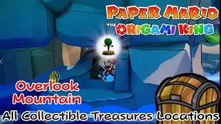 All Overlook Mountain Collectible Treasures Locations in Paper Mario The Origami King