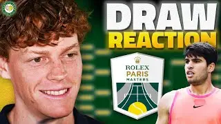 Can anyone stop Sinner? | Alcaraz TOUGH Draw | Paris Masters 2024 | Draw Reaction