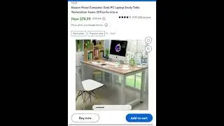 Sale $74.99 Ktaxon Wood Computer Desk PC Laptop Study Table Workstation Home Office Furniture