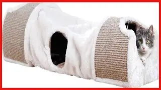 Trixie Cuddly Condos with Tunnel  Sisal Scratching Surfaces  Dangling Cat Toys