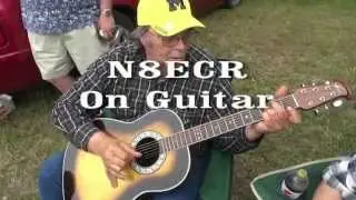 N8ECR AB9MQ AM Hamfest guitar players Ham Radio Friends Good Time
