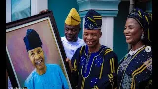 Actor Afeez Oyetoro Celebrates His 60th Birthday In Spectacular Fashion With His Wife &Children.