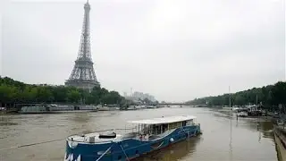Seine River Overflows Paris Embankments