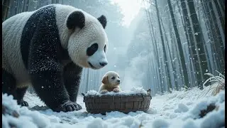 The Panda&rsquo;s Shelter in the Snowstorm Rescued a Frozen Baby!
