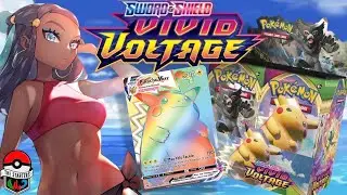 He REALLY did THIS while opening VIVID VOLTAGE!?!? #pokemon #pokemoncards #vividvoltage #pokemontcg