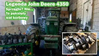 Legenda John Deere 4350 Sprzęgło? Nie... To pęknięty wał korbowy - agroJD
