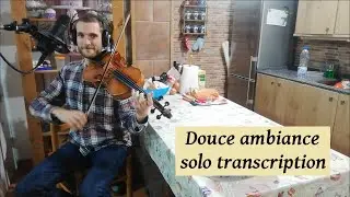 Douce ambiance (solo transcription) - viola