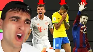DIE 15 GRÖßTEN DEMÜTIGUNGEN IM FUßBALL (TIER LIST)
