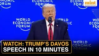 Macron To Greenland: Best Of Donald Trump's FIERY Speech At WEF In Devos | WATCH