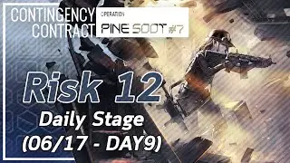 【Arknights】CC#7 Pine Soot &ndash; Windswept Highland: Risk 12 (Day 9) [4 OP]