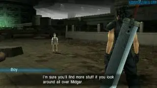 Crisis Core: FF7 [PSP] - Part 36 Midgar  Sector 5 Slums - Church Etc, Making A Flower Wagon [3/3]