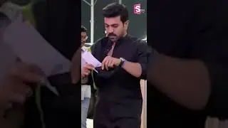 #ramcharan Stylish Entry in #airport #hyderabad #rc15 #shorts #ytshorts #sumantvvizag