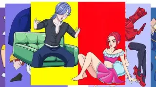 🌈Paper DIY🌈Decorate sticker book COUPLE HUNTRIX MIRA and SAJA BOYS   KPOP DEMON HUNTERS   Sticker