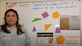 Leccion de  Vertices, Angulos, y lados de una figura - Como identificarlas por sus atributos.