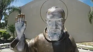 Church shrine hit with satanic graffiti