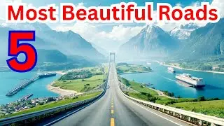 5 MOST BEAUTIFUL ROADS OF THE WORLD 🌎 Ureal Look 😲 #roads #beautiful #world 