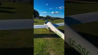 New DG 1001 Sailplane Tow Launch and Club Flight Over Sweden