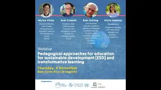 Webinar: Pedagogical approaches for education for sustainable development (ESD)