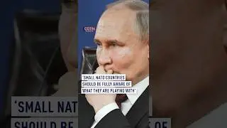 Putin: &lsquo;NATO countries should be fully aware of what they are playing with&rsquo;