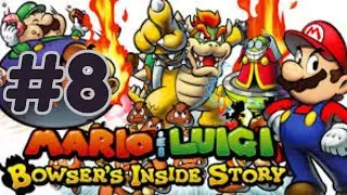 Mario & Luigi: Bowser's Inside Story (2009) #8 - Full Walkthru (3DS 2019) - 2nd Star Cure & Bowzilla