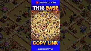Th16 War and Cwl Base Layout | #shorts