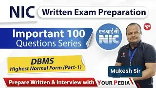 100 Most Important Questions series for NIC written exam preparation, 5Qs DBMS