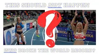 CONTROVERSIAL! 800m World Record || W60 800m Masters World Indoor Championships Toruń 2023
