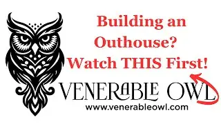 Build an Off-Grid Outhouse | Prepping for Sanitation, Sustainability & Odor Control