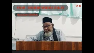 ADAB - ADAB MENERIMA ZAKAT / Oleh Abu Asnawi Abdullah (imam besar mesjid islamic center)
