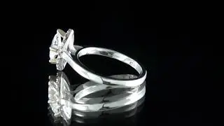 HD079 0.80 Carat Marquise Cut Halo Diamond Engagement Ring