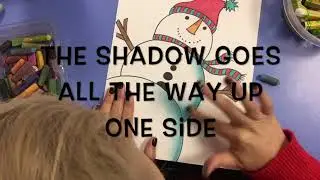 Worm's Eye View Snowman
