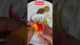 Paint and slime part13 #monetization #youtubeshorts #slime #painting #finance