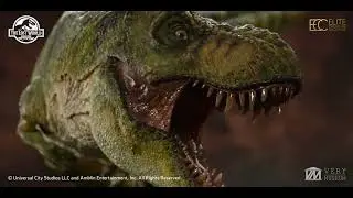 ECC Jurassic Park 2 1/12 Scale Tyrannosaur Buck Maquette