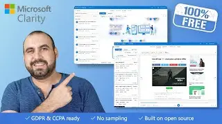 Microsoft Clarity provides web user recordings, heatmaps, and analytics for FREE