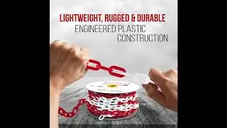 Plastic Chain Links, Plastic Safety Barrier Chain Presentation