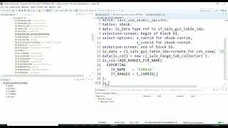 Module 7 || Demo III - ALV IDA with select options-ALV IDA_3