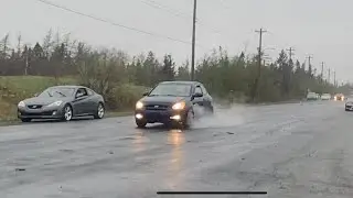 Burnroad burnouts #51! 350sb s10! Hondas! Trucks! Mild day!