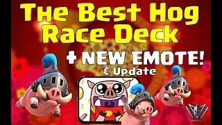 The BEST Hog Race Challenge Deck | NEW Emote | New Balance Update | Clash Royale with Leonidas!