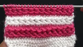 Two Colour Knitting Pattern