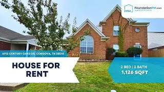 🏡 6913 Century Oaks Dr, Cordova, TN 38018 | FoundationPM.com | Move-In Ready Home for Rent