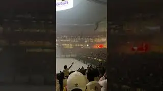 #KANYEWest DondaALBUM RELEASE CROWD WARMING UP #ATL#Kanye #freelarryhoover  #Yeezy #Ye