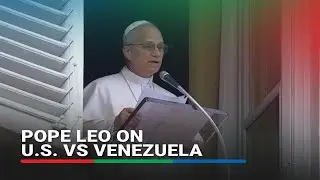 'Soul filled with concern': Pope Leo urges Venezuelan sovereignty after US captures | ABS-CBN News